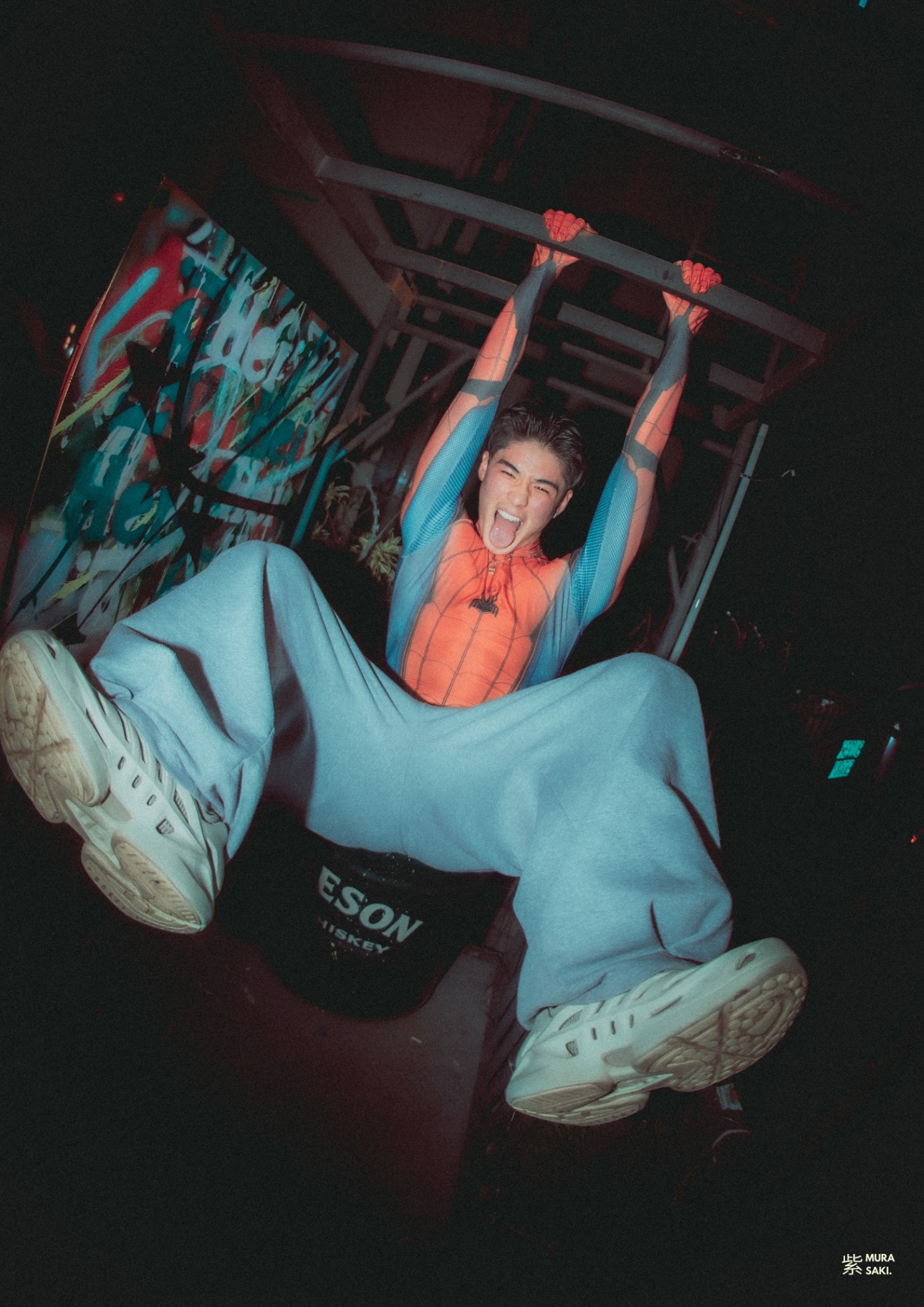 Events · Spider-Man swing pose