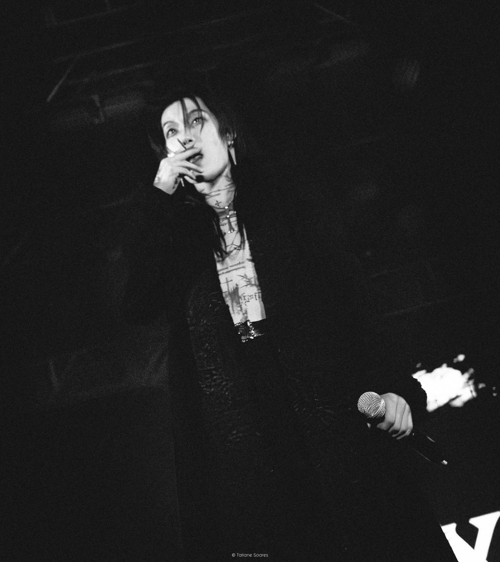 El Capitxn · Intimate moment B&W — Latin America Tour 2026 Brasília